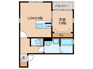 MS西志賀の物件間取画像